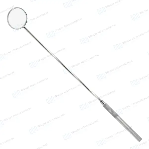 Laryngeal Mirror with Handle #5 - surgical instruments manufactured by Waqar International, Sialkot - view 7