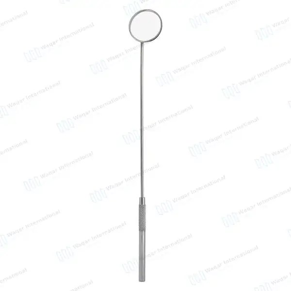 Laryngeal Mirror with Handle #6 - surgical instruments manufactured by Waqar International, Sialkot - view 2