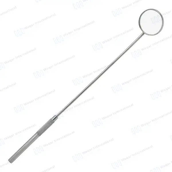 Laryngeal Mirror with Handle #6 - surgical instruments manufactured by Waqar International, Sialkot - view 5