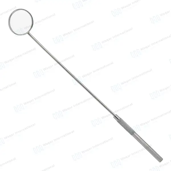Laryngeal Mirror with Handle #6 - surgical instruments manufactured by Waqar International, Sialkot - view 7