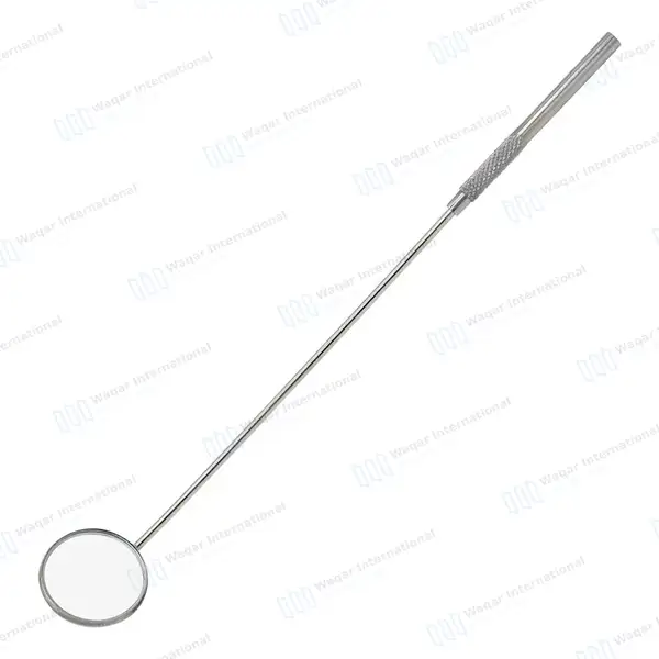 Laryngeal Mirror with Handle #7 - surgical instruments manufactured by Waqar International, Sialkot - view 6