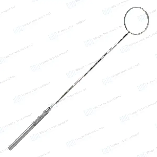 Laryngeal Mirror with Handle #8 - surgical instruments manufactured by Waqar International, Sialkot - view 5
