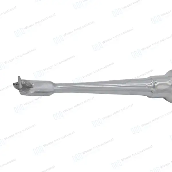 Offset Dental Crown Splitter Remover 5.75″ Elevator Handle - dental instruments manufactured by Waqar International, Sialkot - view 2