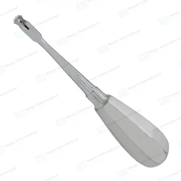 Offset Dental Crown Splitter Remover 5.75″ Elevator Handle - dental instruments manufactured by Waqar International, Sialkot - view 7