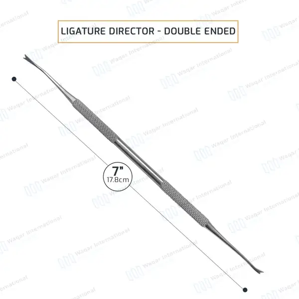 Ligature Director Double Ended 7″ Orthodontic Instrument - dental instruments manufactured by Waqar International, Sialkot - view 2
