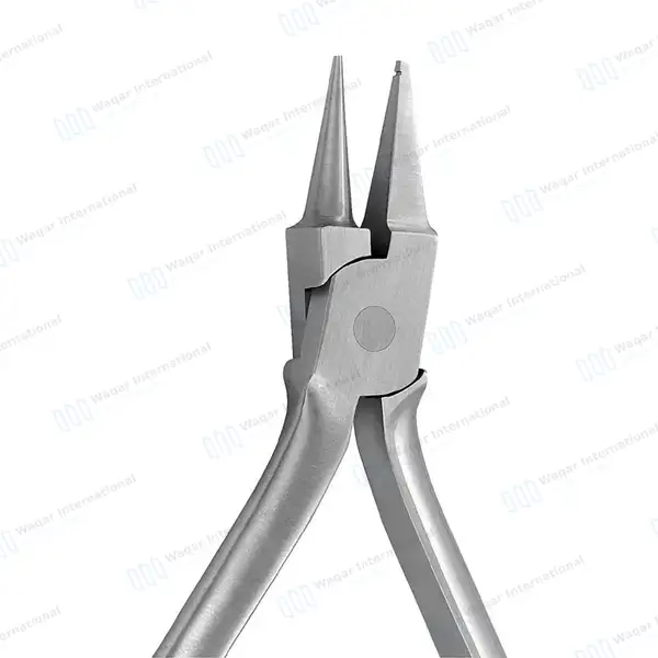 3 Light Wire Bird Beak Pliers with Groove 5.25″ (13.3cm) - surgical instruments manufactured by Waqar International, Sialkot - view 2