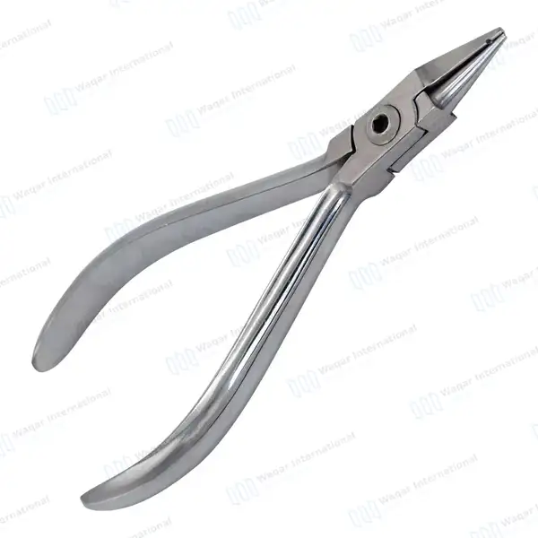 3 Light Wire Bird Beak Pliers with Groove 5.25″ (13.3cm) - surgical instruments manufactured by Waqar International, Sialkot - view 4