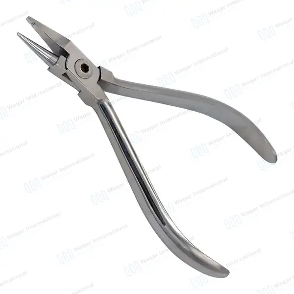 Light Wire Bird Beak Plier with Groove 5.25″ (13.3cm) - surgical instruments manufactured by Waqar International, Sialkot - view 3