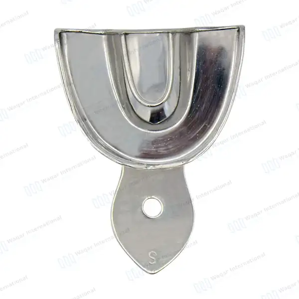 Metal Impression Trays Solid Small Upper & Lower - surgical instruments manufactured by Waqar International, Sialkot - view 3