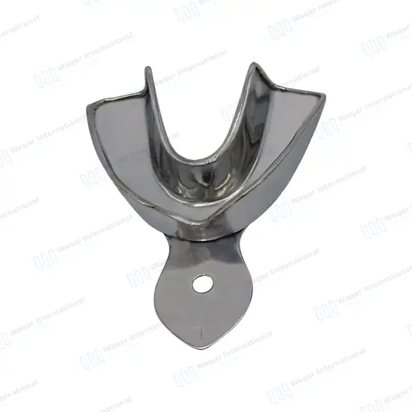 Metal Impression Trays Solid Large Upper & Lower - surgical instruments manufactured by Waqar International, Sialkot - view 5
