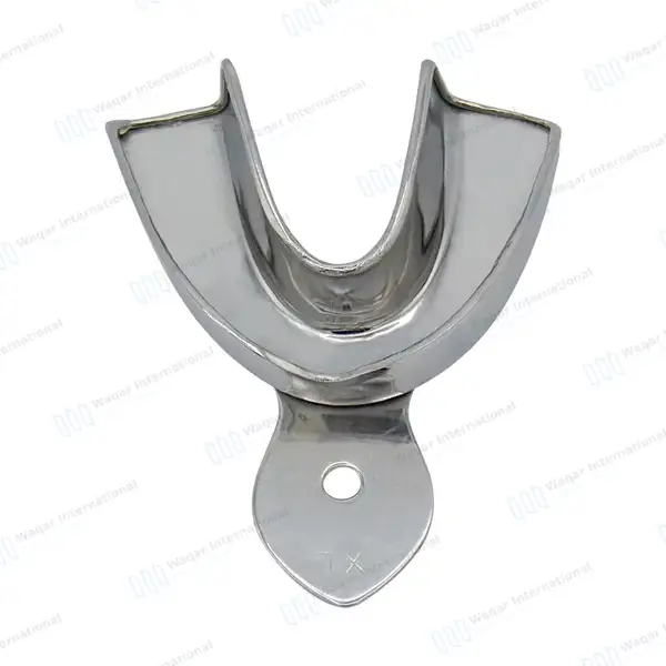 2 Pcs Metal Impression Trays Solid X-Large Upper & Lower - surgical instruments manufactured by Waqar International, Sialkot - view 6