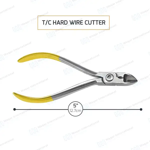2 Pcs TC Hard Wire & Distal End Cutter Orthodontic Pliers Set - surgical instruments manufactured by Waqar International, Sialkot - view 5
