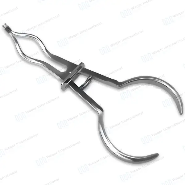 Brewer Rubber Dam Clamp Forceps 7″ Dental Instruments - surgical instruments manufactured by Waqar International, Sialkot - view 2