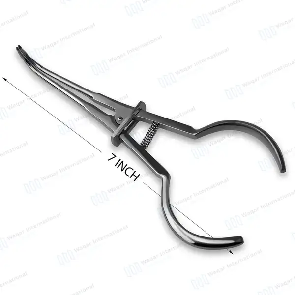 3 Pcs University of Washington Rubber Dam Clamp Forceps 7″ - surgical instruments manufactured by Waqar International, Sialkot - view 3