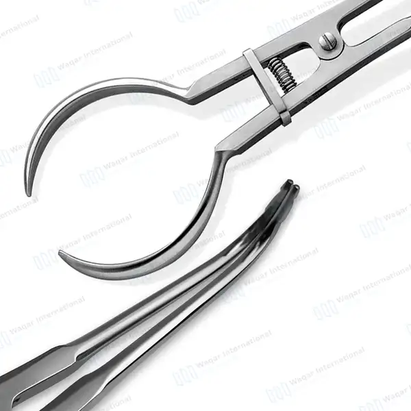 5 Pcs University of Washington Rubber Dam Clamp Forceps 7″ - surgical instruments manufactured by Waqar International, Sialkot - view 8