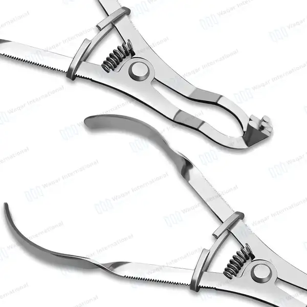 3 Pcs Ivory Light Rubber Dam Clamp Forceps 6.7″ - surgical instruments manufactured by Waqar International, Sialkot - view 5