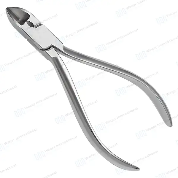 Hard Wire Cutter Straight Tips Orthodontic Plier - surgical instruments manufactured by Waqar International, Sialkot - view 7