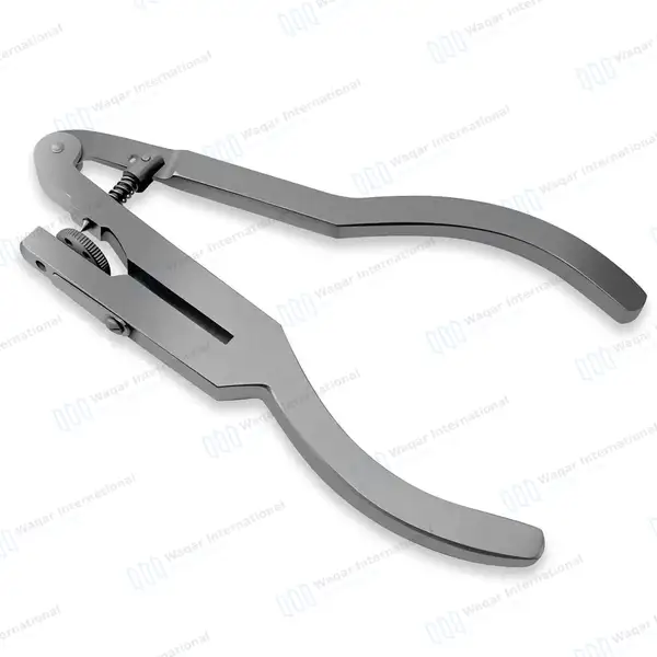Ivory Rubber Dam Punch (RDP) 6 3/4″ Endodontic Instruments - surgical instruments manufactured by Waqar International, Sialkot - view 2