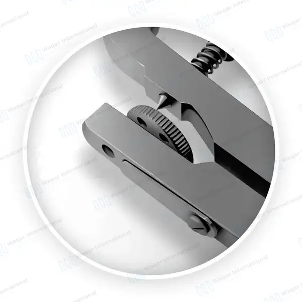 Ivory Rubber Dam Punch (RDP) 6 3/4″ Endodontic Instruments - surgical instruments manufactured by Waqar International, Sialkot - view 6