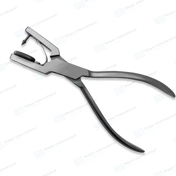 Ainsworth Rubber Dam Punch 6.5″ Dental Instruments - surgical instruments manufactured by Waqar International, Sialkot - view 2