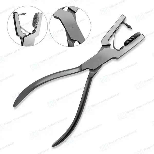 Ainsworth Rubber Dam Punch 6.5″ Dental Instruments - surgical instruments manufactured by Waqar International, Sialkot - view 3