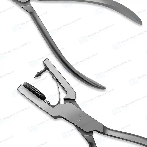 Ainsworth Rubber Dam Punch 6.5″ Dental Instruments - surgical instruments manufactured by Waqar International, Sialkot - view 7