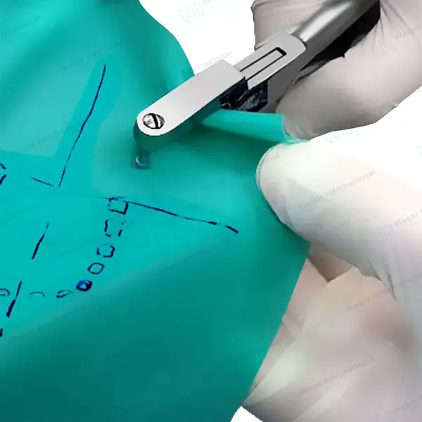 Ainsworth Rubber Dam Punch 6.5″ Dental Instruments - surgical instruments manufactured by Waqar International, Sialkot - view 8