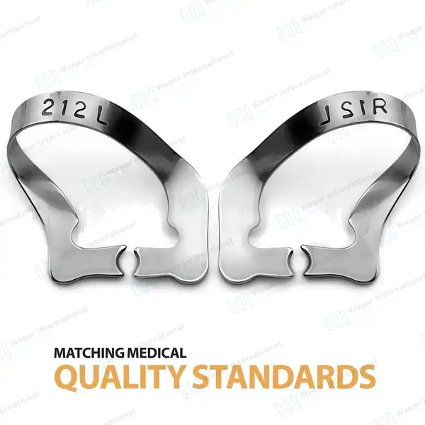 71 Pcs Endodontic Rubber Dam Clamps Set - surgical instruments manufactured by Waqar International, Sialkot - view 4