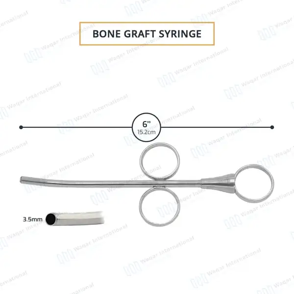 Bone Grafting Syringe 3.5mm Implant Dental Instruments - dental instruments manufactured by Waqar International, Sialkot - view 3