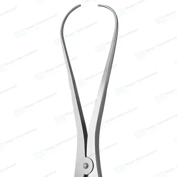 Castroviejo Caliper 6″ Round Tips Graduated 0-40mm - dental instruments manufactured by Waqar International, Sialkot - view 3