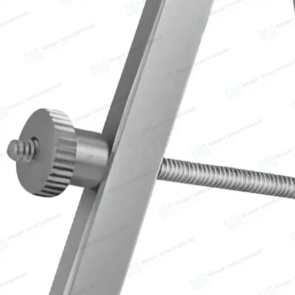 Castroviejo Caliper 6″ Round Tips Graduated 0-40mm - dental instruments manufactured by Waqar International, Sialkot - view 6