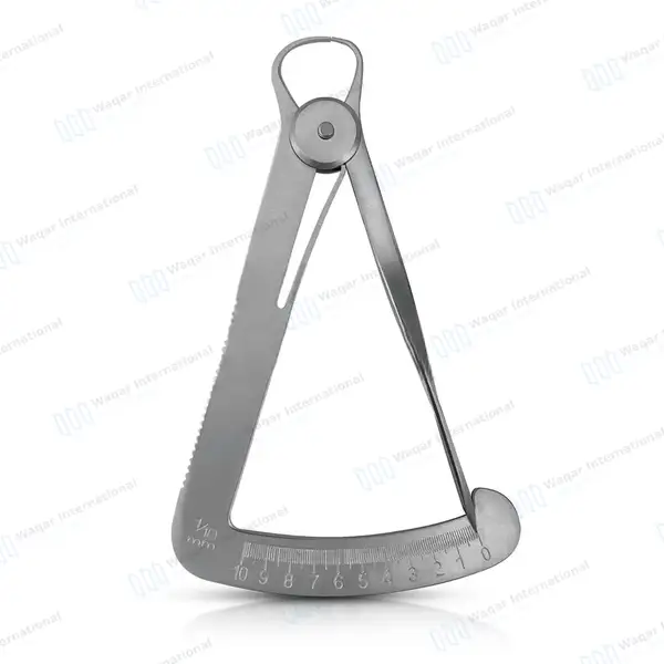 2 Iwanson Calipers Set 4″ Sharp and Blunt Tips Improved Model - dental instruments manufactured by Waqar International, Sialkot - view 6