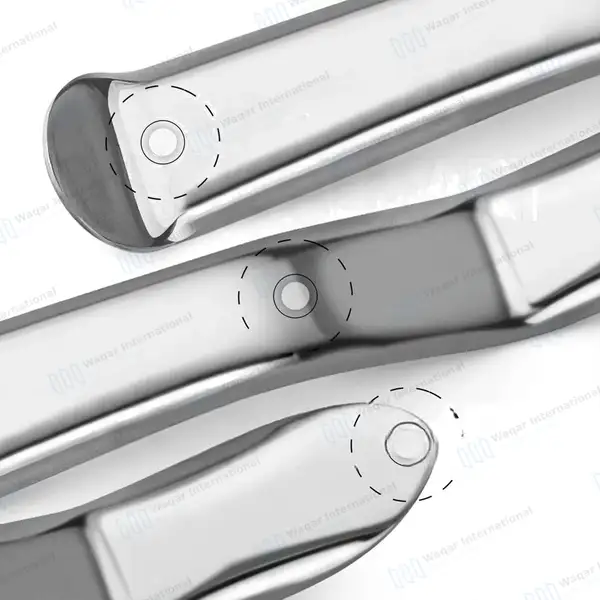 Minnesota Cheek Retractor 5.5″ Double Ended - surgical instruments manufactured by Waqar International, Sialkot - view 5