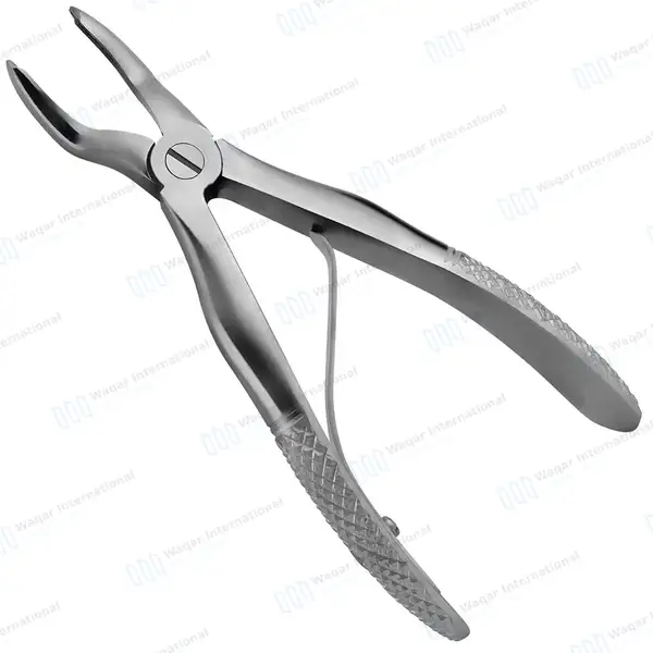 Pedo Extracting Forceps #A Dental Surgical Instrument - surgical instruments manufactured by Waqar International, Sialkot - view 2