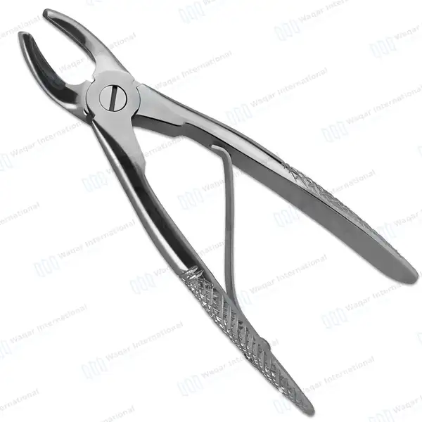 Pedo Extracting Forceps #F Dental Surgical Instrument - surgical instruments manufactured by Waqar International, Sialkot - view 2