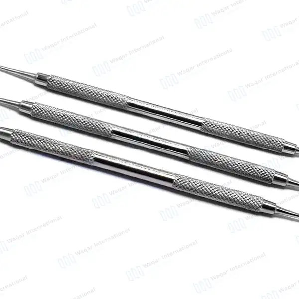 3 Pcs Dental Excavator Set 125/126, 127/128 & 129/130 Double Ended - surgical instruments manufactured by Waqar International, Sialkot - view 6