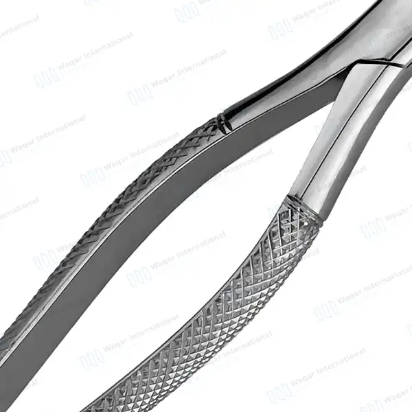 Tooth Extracting Forceps #1STD Upper Incisors and Cuspids - dental instruments manufactured by Waqar International, Sialkot - view 6