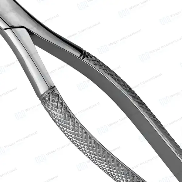TC Extracting Forceps #1STD Upper Incisors and Cuspids - dental instruments manufactured by Waqar International, Sialkot - view 6