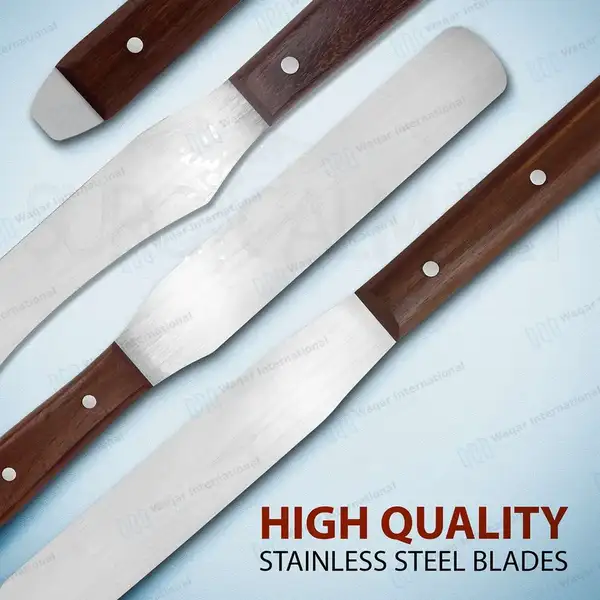 24 Pcs Dental Lab Mixing Spatulas with Wooden Handle - surgical instruments manufactured by Waqar International, Sialkot - view 2
