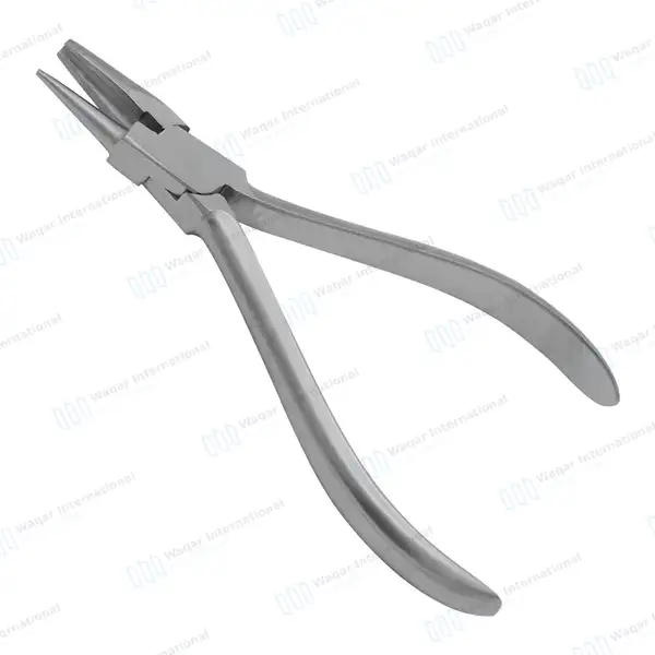 Optical Pliers 5.25″ for Helical Closing Loops & Arch Adjustments - surgical instruments manufactured by Waqar International, Sialkot - view 2