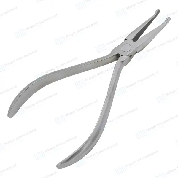 How Crown Pliers 5.5″ Straight Serrated Tips - surgical instruments manufactured by Waqar International, Sialkot - view 5