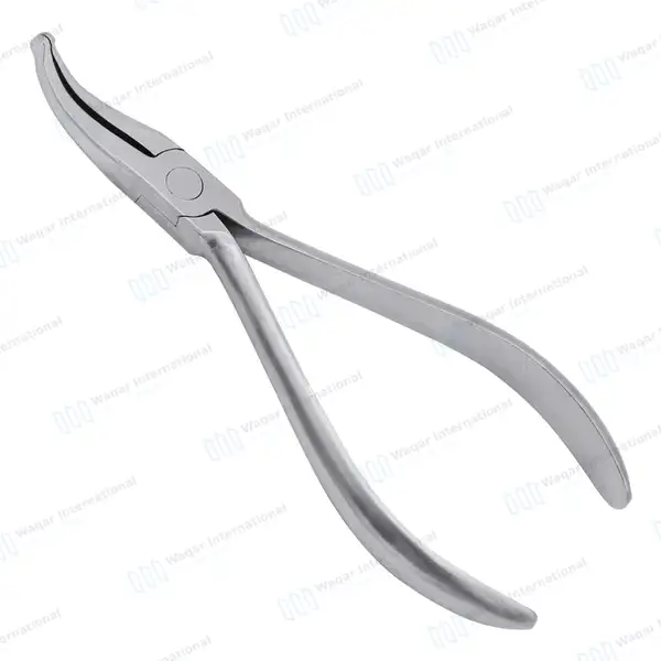 How Crown Pliers 5.5″ Curved Serrated Tips - surgical instruments manufactured by Waqar International, Sialkot - view 2