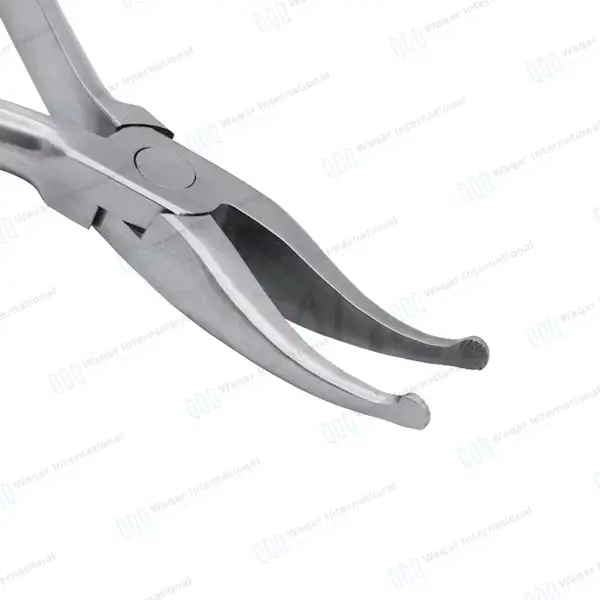 How Crown Pliers 5.5″ Curved Serrated Tips - surgical instruments manufactured by Waqar International, Sialkot - view 5
