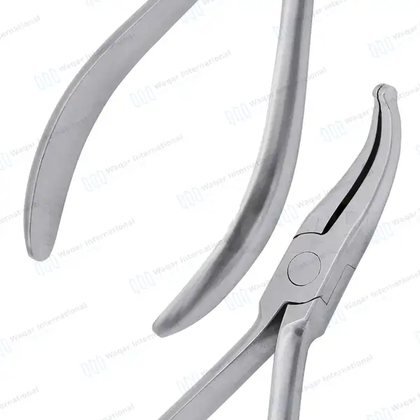 How Crown Pliers 5.5″ Curved Serrated Tips - surgical instruments manufactured by Waqar International, Sialkot - view 6