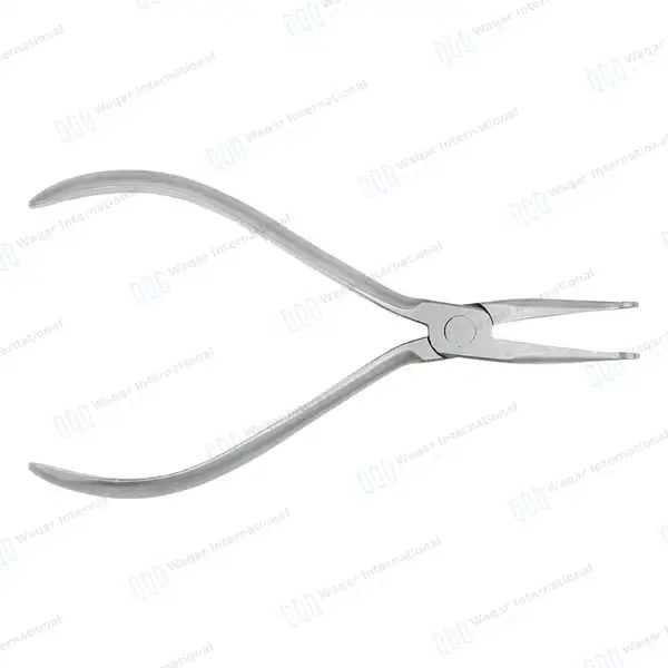 How Crown Pliers 5.5″ Curved Serrated Tips - surgical instruments manufactured by Waqar International, Sialkot - view 7