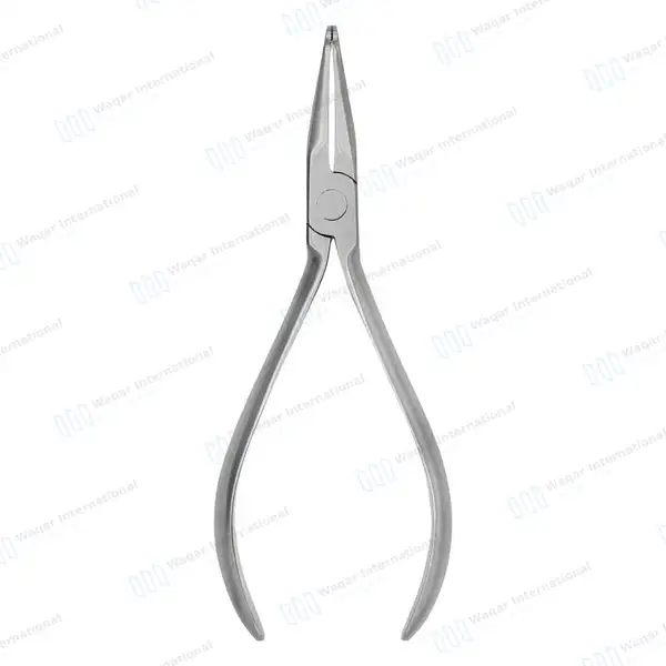 How Crown Pliers 5.5″ Curved Serrated Tips - surgical instruments manufactured by Waqar International, Sialkot - view 8