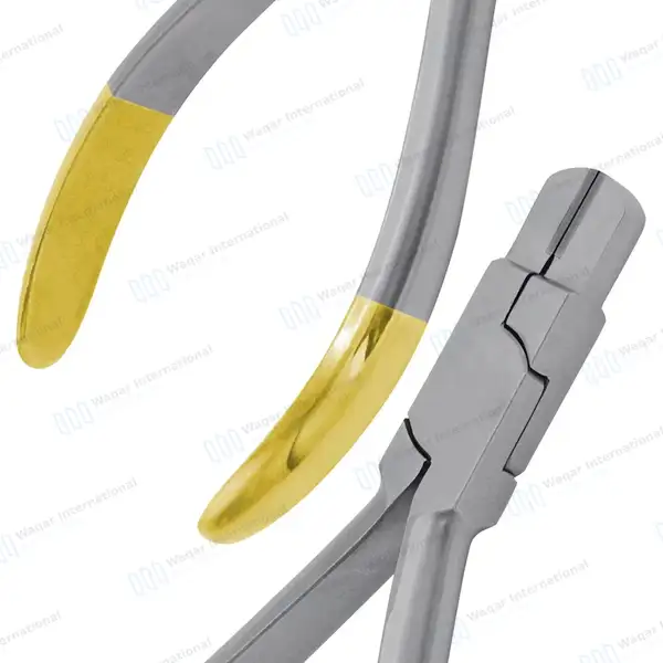 T/C Male Torquing Plier 5″ (12.7cm) Gold Handle - surgical instruments manufactured by Waqar International, Sialkot - view 6