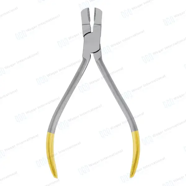 T/C Male Torquing Plier 5″ (12.7cm) Gold Handle - surgical instruments manufactured by Waqar International, Sialkot - view 8