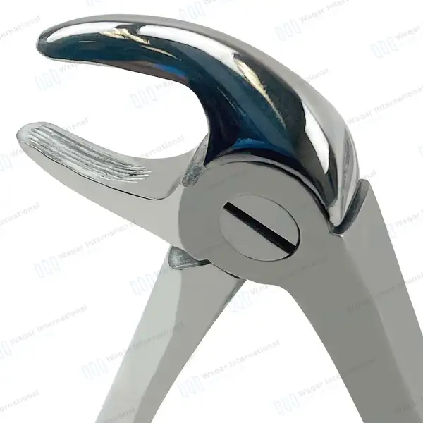 English Pattern Tooth Extraction Forceps #33V Lower Roots - surgical instruments manufactured by Waqar International, Sialkot - view 2