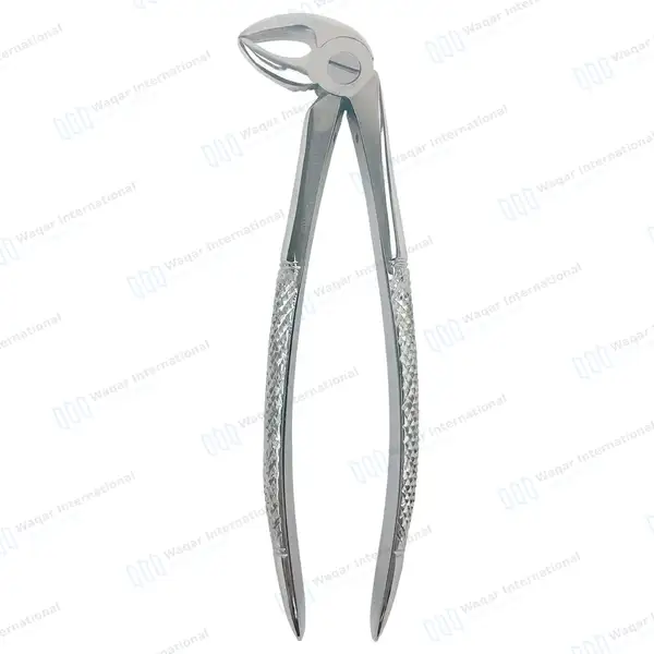 English Pattern Tooth Extraction Forceps #33V Lower Roots - surgical instruments manufactured by Waqar International, Sialkot - view 5